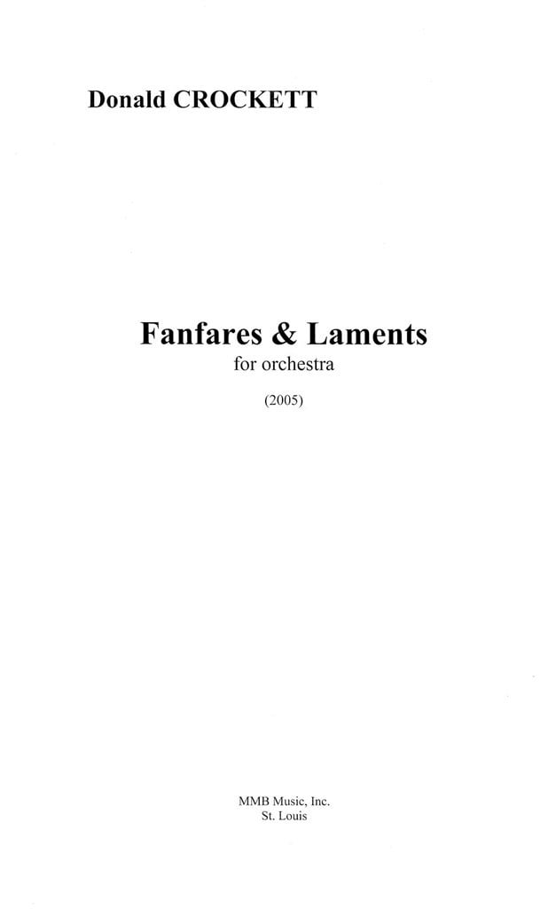 Fanfares and Laments